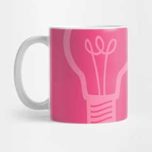 Pink Light Bulb Mug